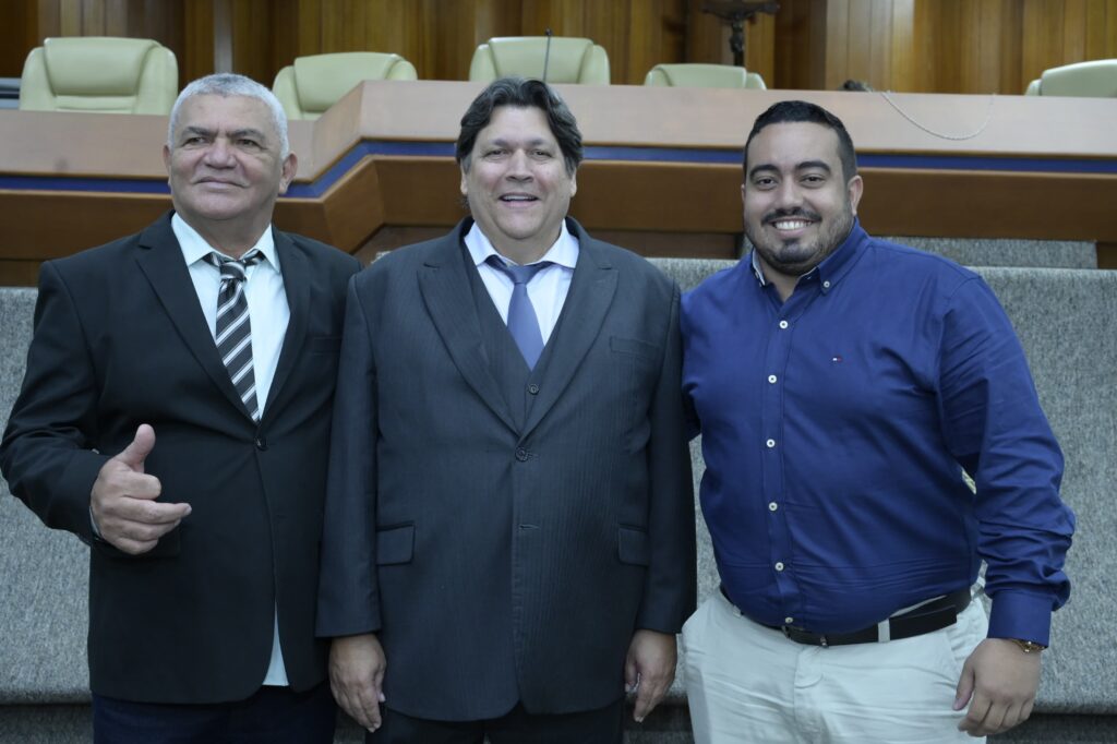O Prefeito Aquiles, Empresário Taboção e Advogado  Hyago