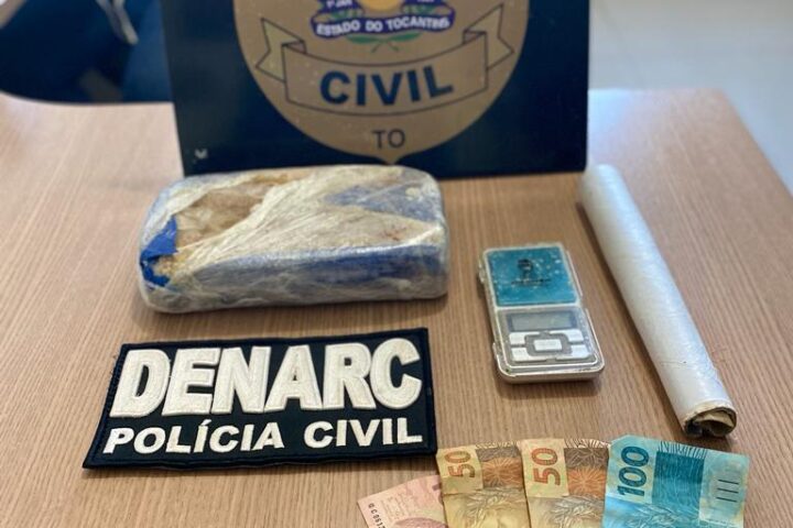 Drogas apreendidas com casal do tráfico preso pela polícia civil em araguaína divulgação pcto