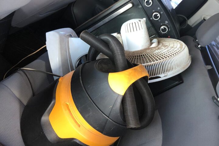 Na casa do investigado foram encontrados vários objetos produtos de furto realizados na cidade divulgaçãosspto (2)