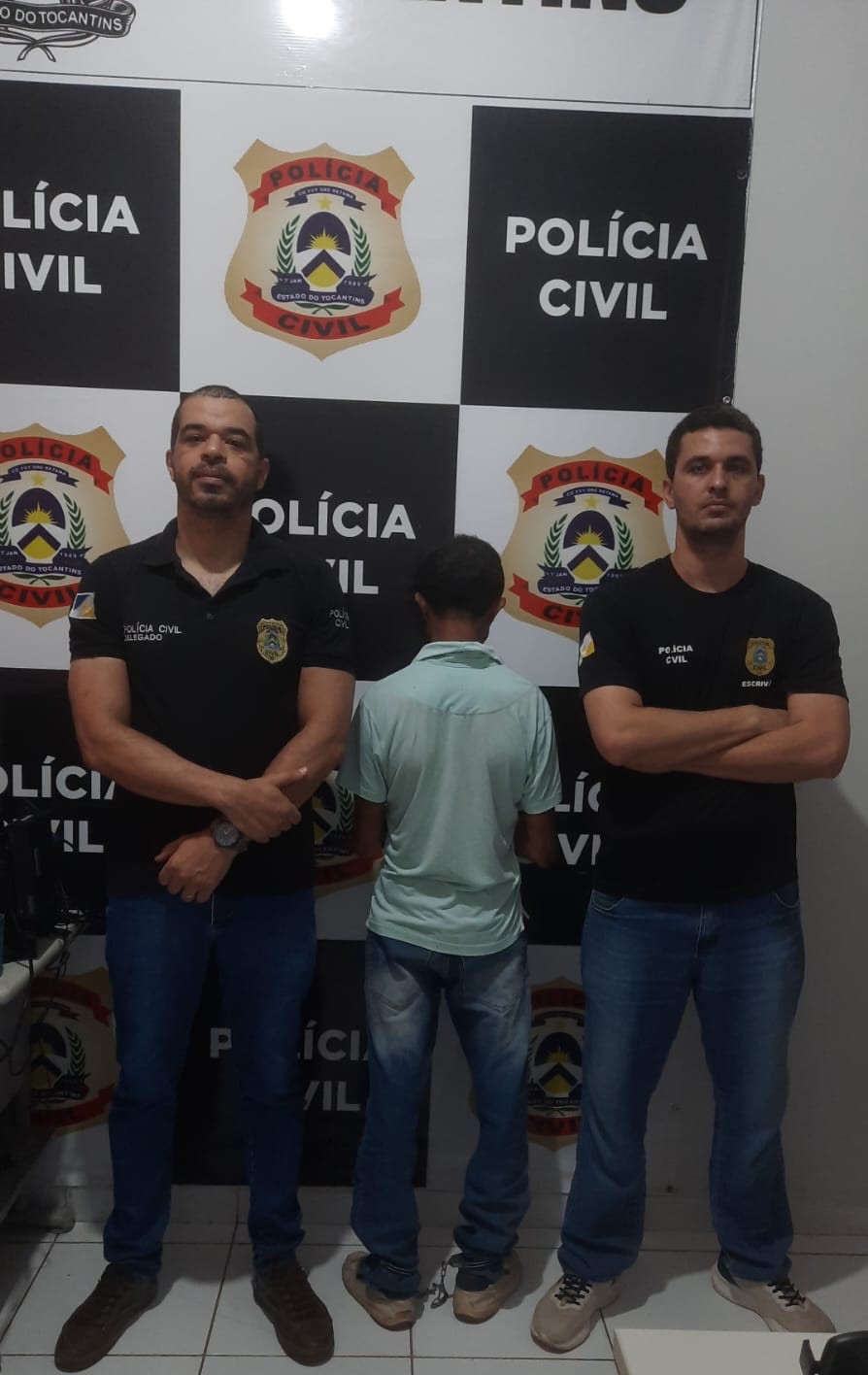  após os procedimentos policiais, o homem foi encaminhado para a unidade regional penal e ficará à disposição da justiça.