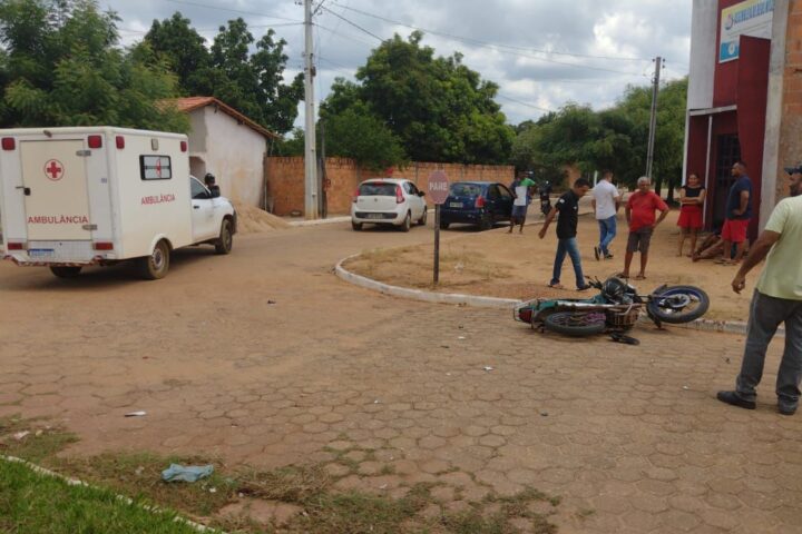 Acidente em que suspeito se envolveu em sampaio