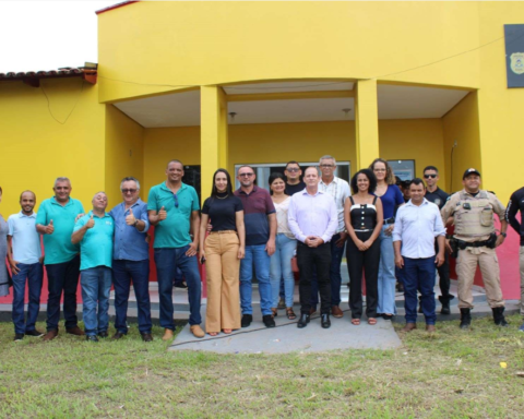Governo do estado por meio da sspto e prefeitura de riachinho inauguram novo núcleo de identificação no município foto rogério de oliveira governo do tocantins