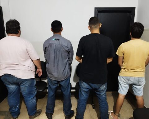 Quatro pessoas foram presas. divulgação pc to