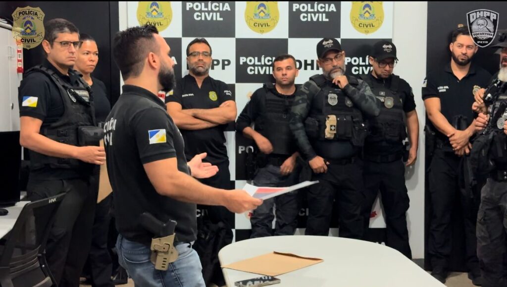 Dhpp palmas deu cumprimento a mandado de prisão contra o dono de um ferro velho que é suspeito de matar leonan fernandes alves com um tiro na cabeça