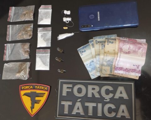 Pm apreende drogas e munições em darcinópolis