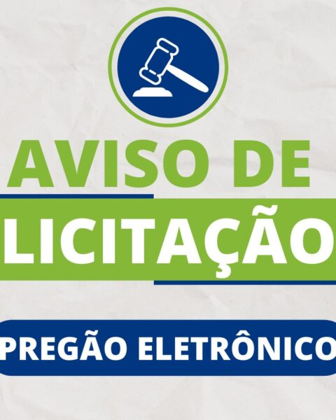 Aviso de licitação