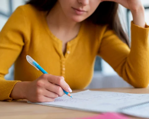 Close up de mulher fazendo dela trabalho 23 2148238859.webp